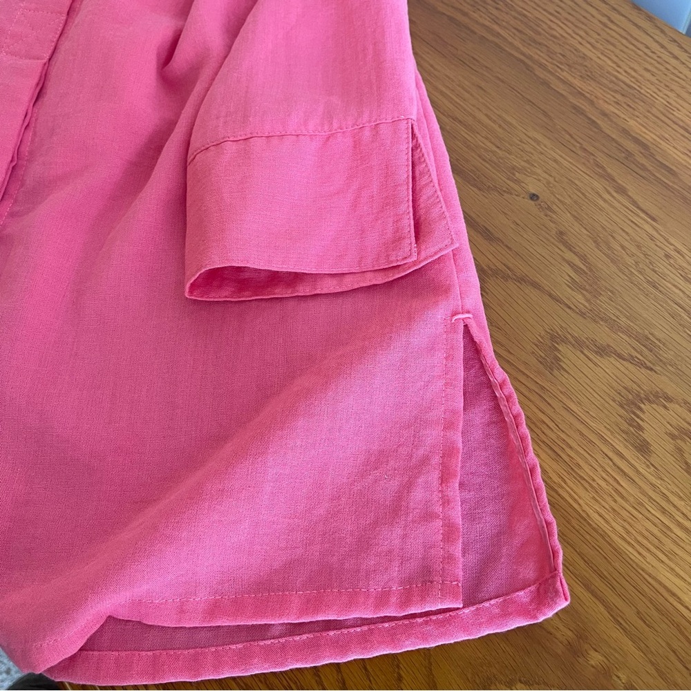 Fridaze Eleanor Linen Blouse Pink Size S - Picture 14 of 15